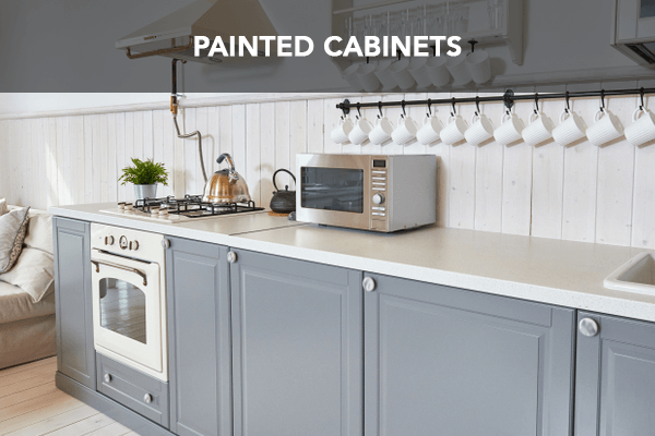 contrast painted kitchen cabinets